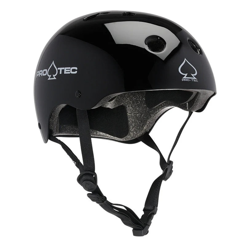 Pro-Tec Helmets – Classic Certified Helmet – Gloss Black XS