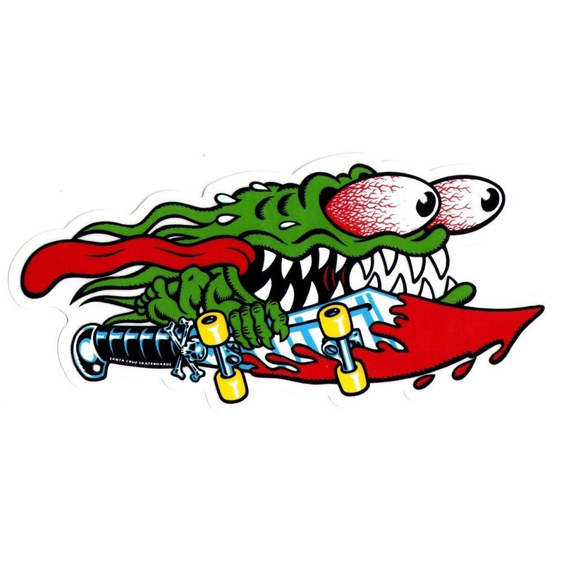 Santa Cruz Slasher 6″ Skateboard Sticker