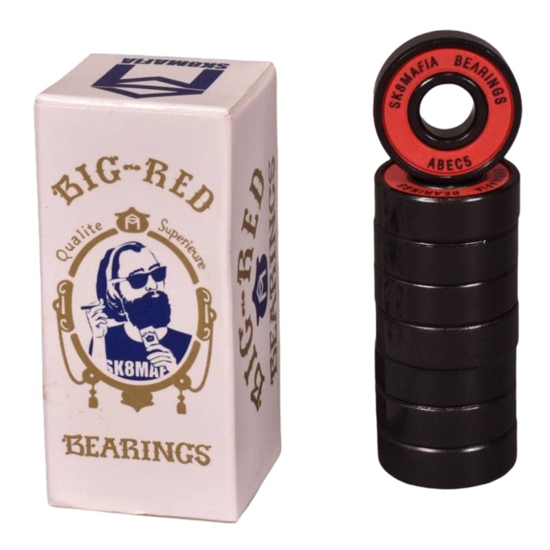 SK8 MAFIA ABEC 5 BIG RED BEARINGS OS