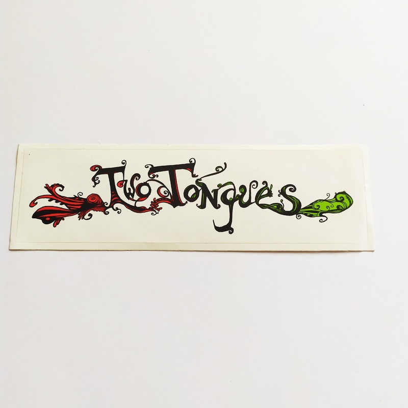 Two Tongues Music Sticker