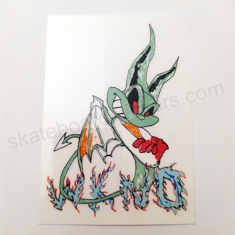WKND Skateboards Sticker – 10.5 cm x 7.5 cm approx