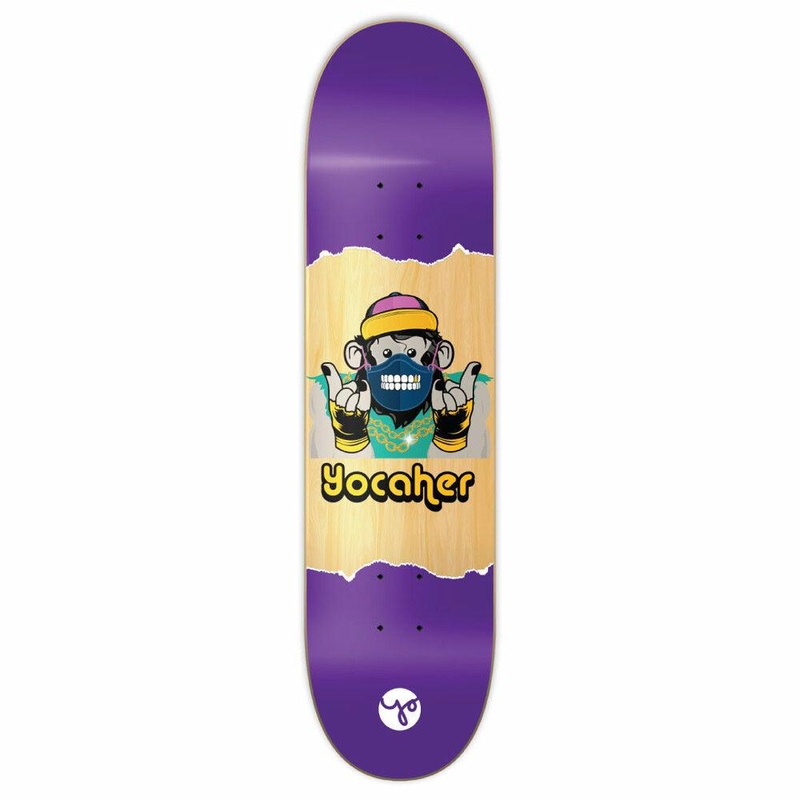 Yocaher Graphic Skateboard Deck – Chimp Series – Speak No Evil 7.5″