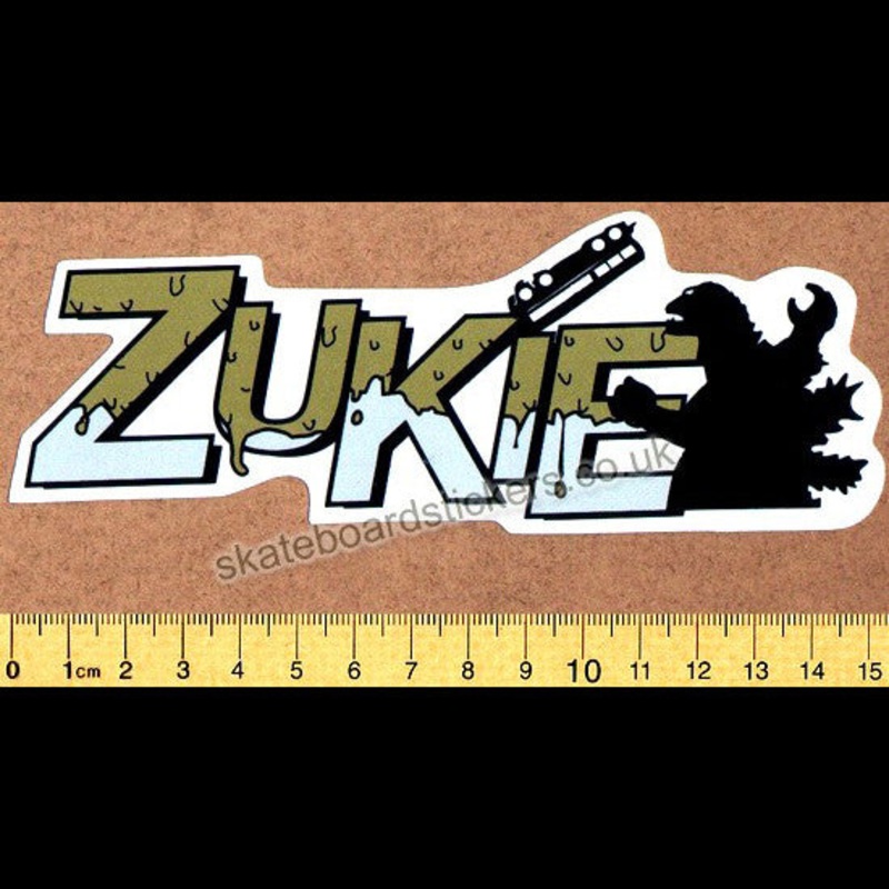 Zukie Clothing Skateboard Sticker