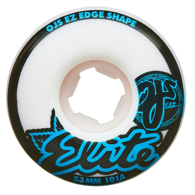 53mm Elite EZ EDGE 101a OJ Skateboard Wheels No Color 53mm