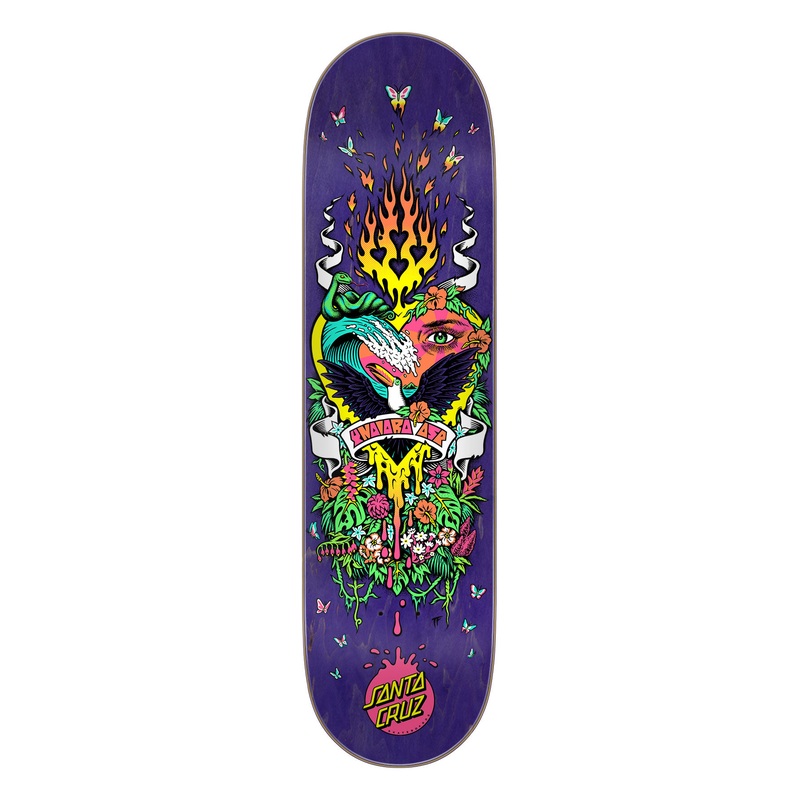 Asp Paradise Twin Pro Skateboard Deck 8.25in x 31.83in Santa Cruz