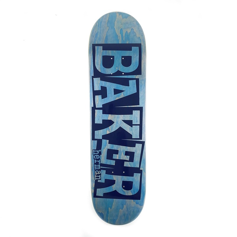 Baker Skateboards Bryan Herman Ribbon Skateboard Deck Blue Veneer – 8.25″