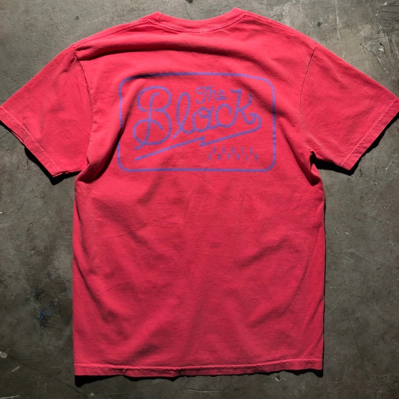 Block – Diner Logo Tee – Watermelon – Purple Extra large