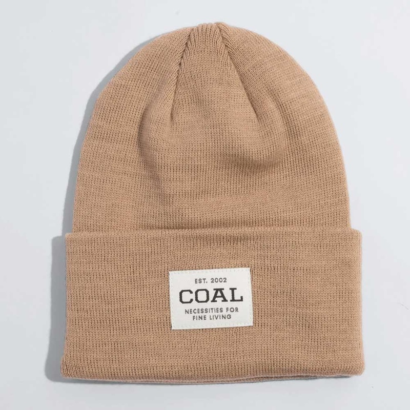 Coal Uniform Recycled Knit Cuff Beanie Black