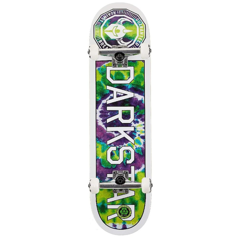 Darkstar Timeworks Green Tie Dye 8.25″ Skateboard Complete