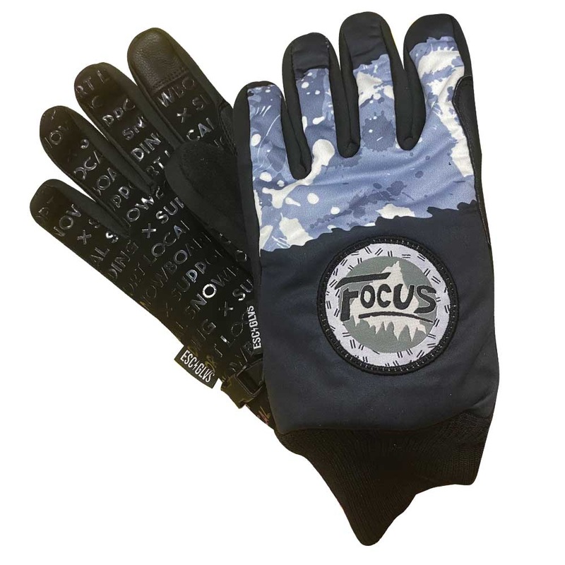 Focus Boardshop ESC Gloves – Throwback Print Small