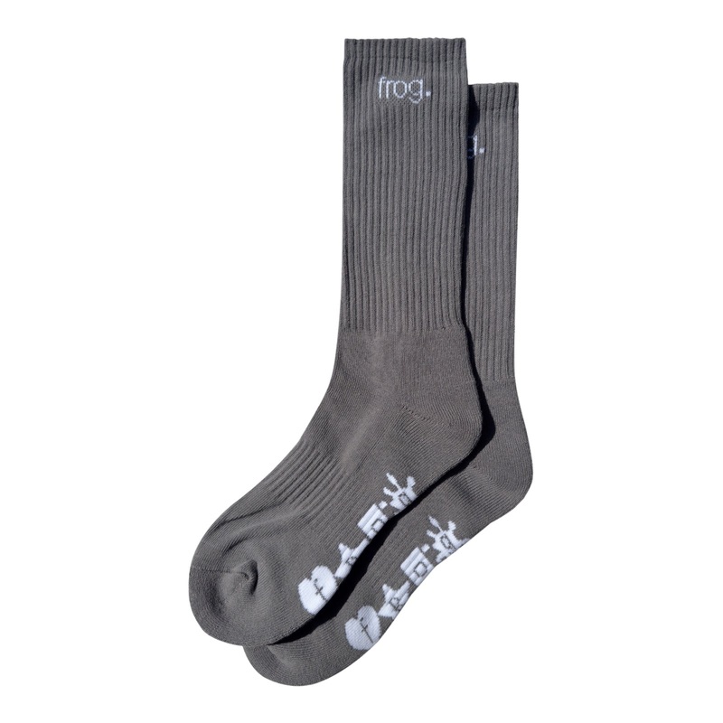 Frog Socks (Grey) OS