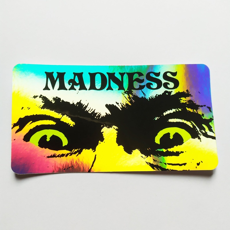 Madness Skateboards Sticker – Holographic