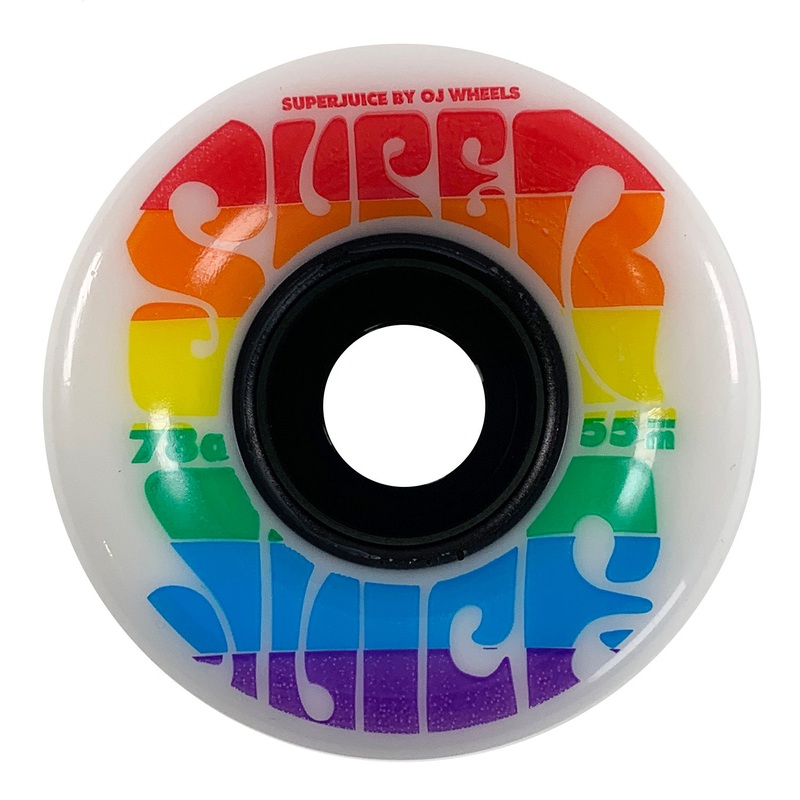 OJ – 55mm – 78a Mini Soft Super Juice Wheels – Rainbow