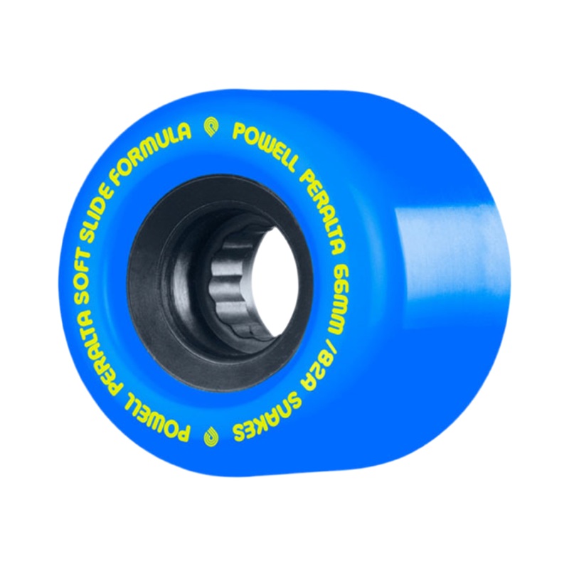 Powell Dragon Formula G-Slides Blue 66mm 82a Cruiser Skateboard Wheels 66mm Duro 82a Cruiser