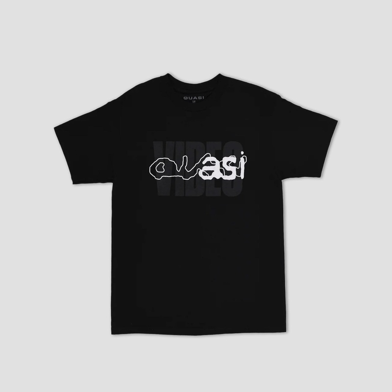 Quasi Homevideo Logo T-Shirt Black Small
