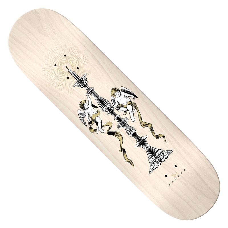 Real Kyle Walker Cherub EZ Rider Deck White 8.38 x 32.25 WB:14.5