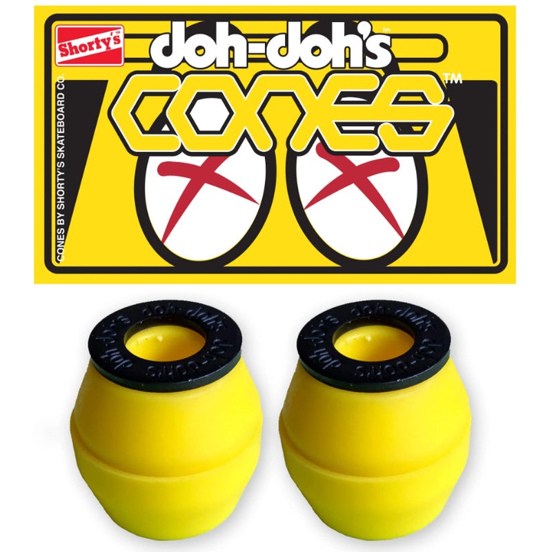 SHORTY’S BUSHINGS DOH DOH’S CONES YELLOW 92A SOFT
