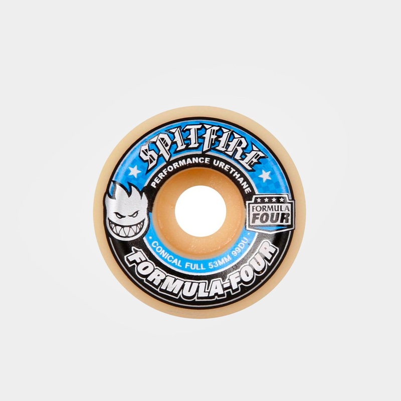 Spitfire – 53mm – 99DU – Conical Full Formula Four Wheels – Natural