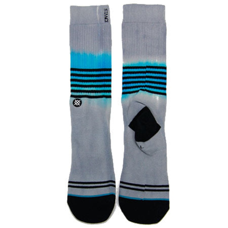 Stance Angler Crew Socks Gray Large