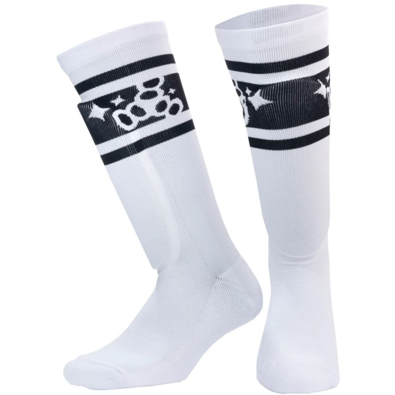 Triple 8 Sock Shinguards – Barbie Patin Signature Edition (White) XS