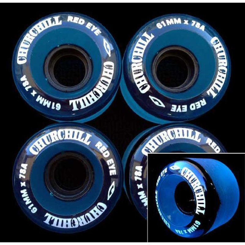 Wheels Street Blue Eye Longboard Skateboard Set