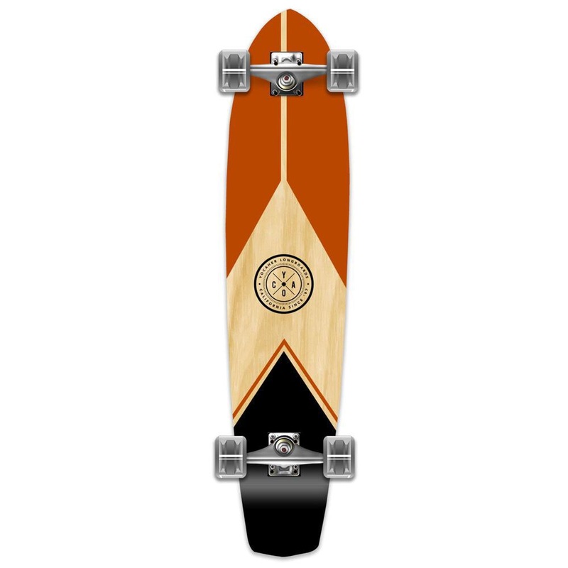 Yocaher 36″ Slimkick Mountain Longboard – Earth Series Complete