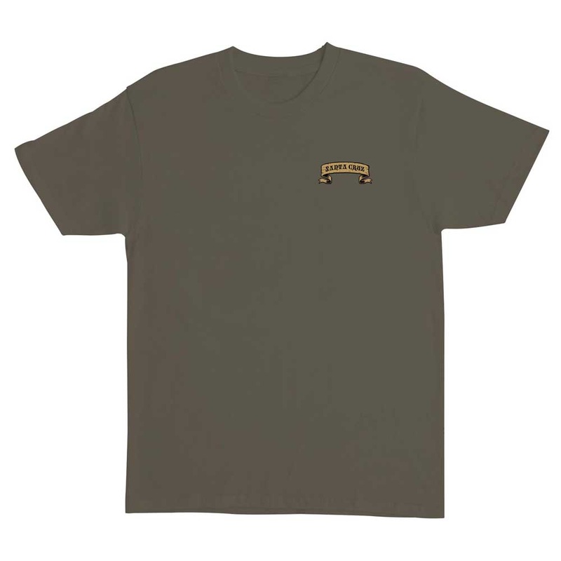 44156286 Guzman Dining Dot Heavyweight Tee Olive Mens Santa Cruz MD