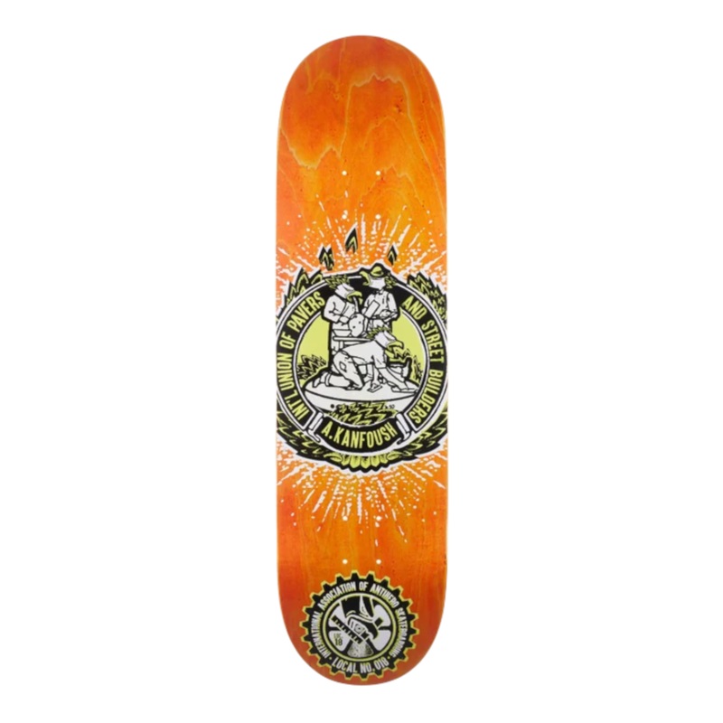 Anti Hero Kanfoush Local 18 Deck 8.38 Assorted Stains 8.38