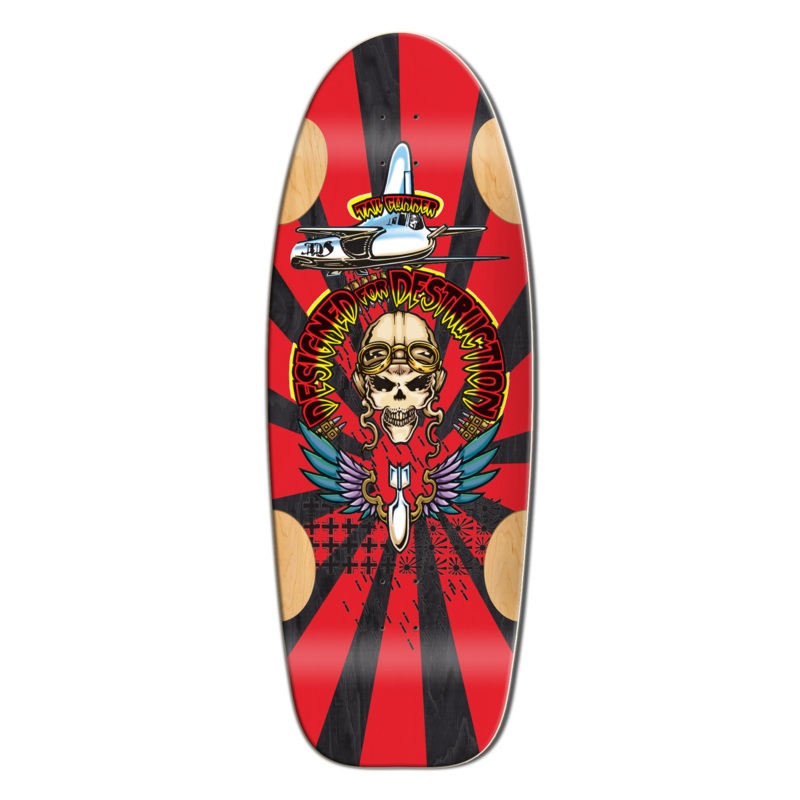 BullDog Designs “Tail Gunner” 11.875″ Skateboard Deck