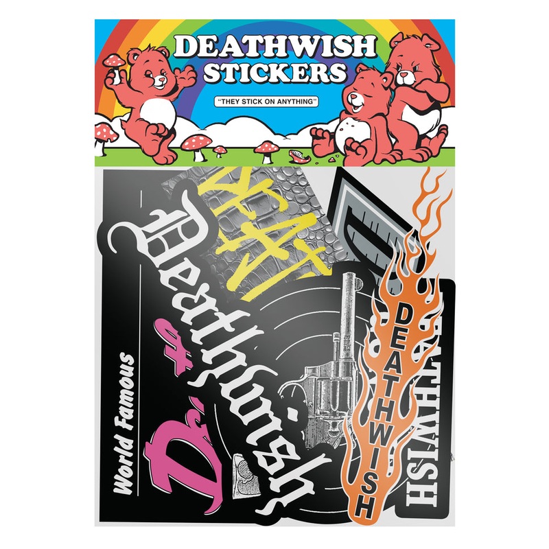 Deathwish World Famous Sticker Pack Multicolor Assorted