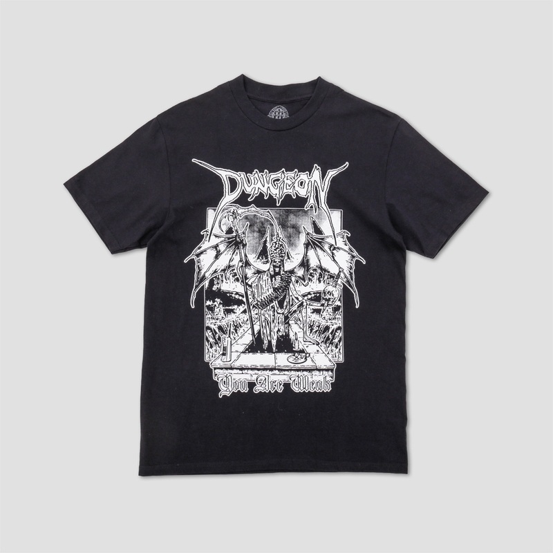 Dungeon Grave Retreat T-Shirt Black Small