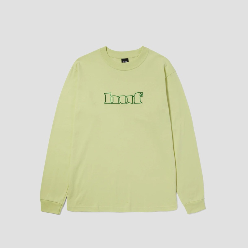 HUF Certificate Long Sleeve T-Shirt Lime Medium