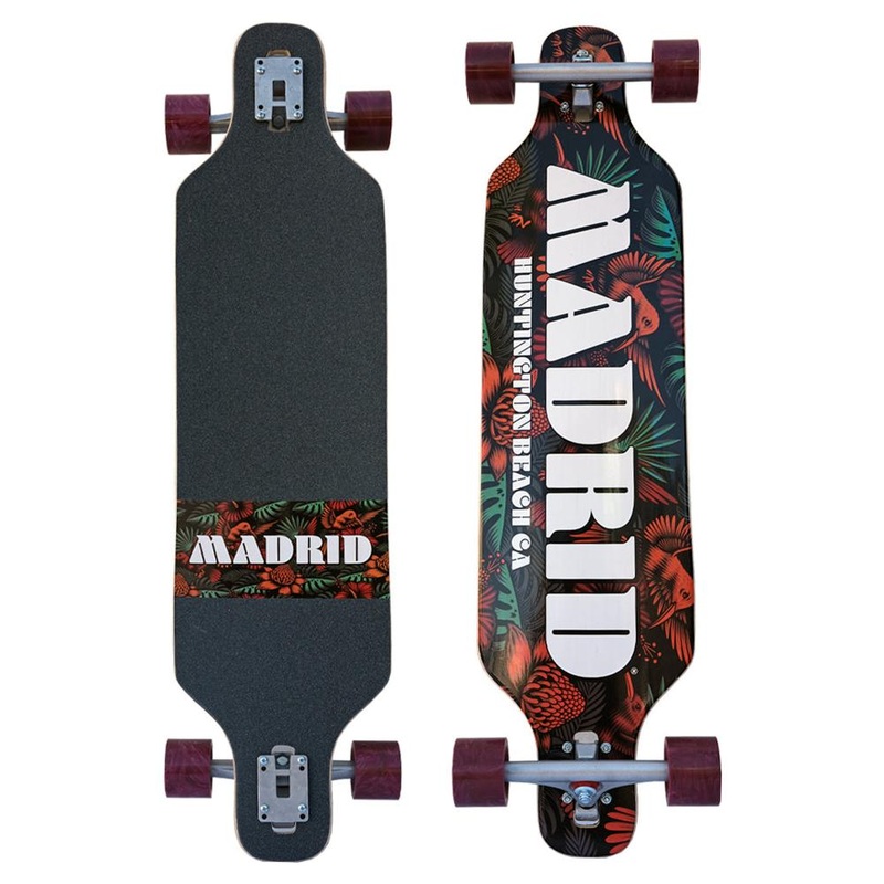 Madrid Trance Tropics 40″ Top Mount | Drop Through Longboard Deck Only / Top-Mount