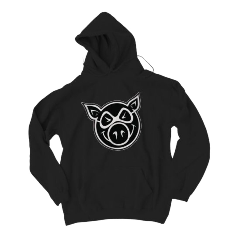 Pig Head Hoody Black S