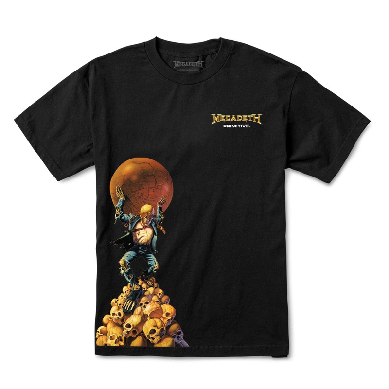 Primitive x MegaDeath Dawn Patrol T Shirt Black S