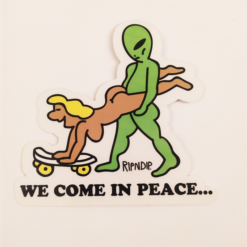 RIPNDIP Skateboard Sticker