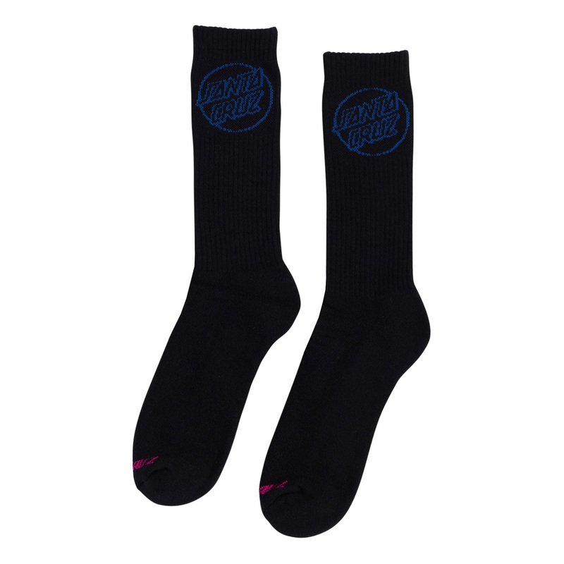 Santa Cruz Most Radiant Dot Crew Socks Black