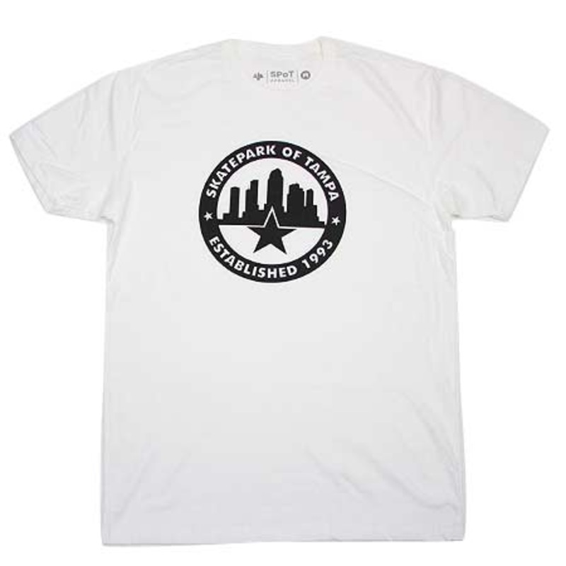 Skatepark of Tampa Circle City Basic T Shirt Heather Grey Small
