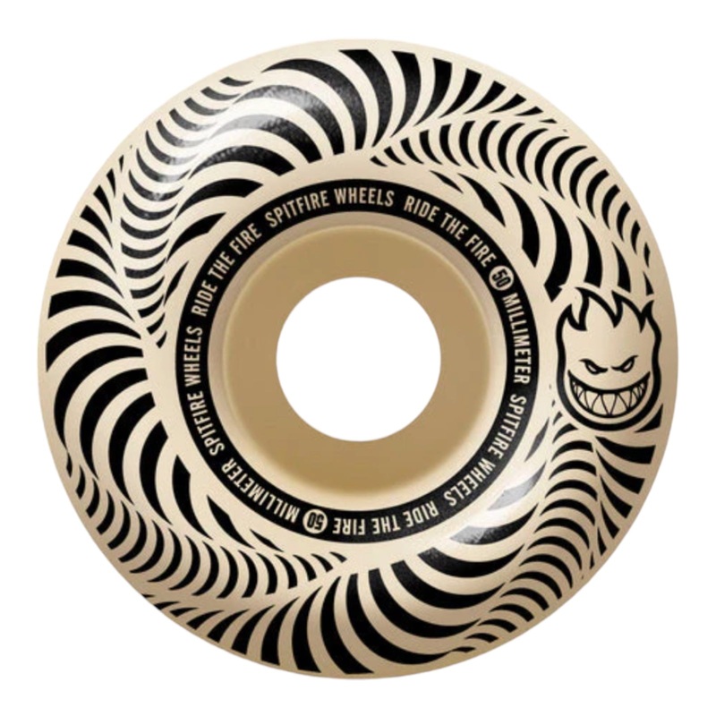 SPITFIRE FLASHPOINT 99A SKATEBOARD WHEELS 50mm White