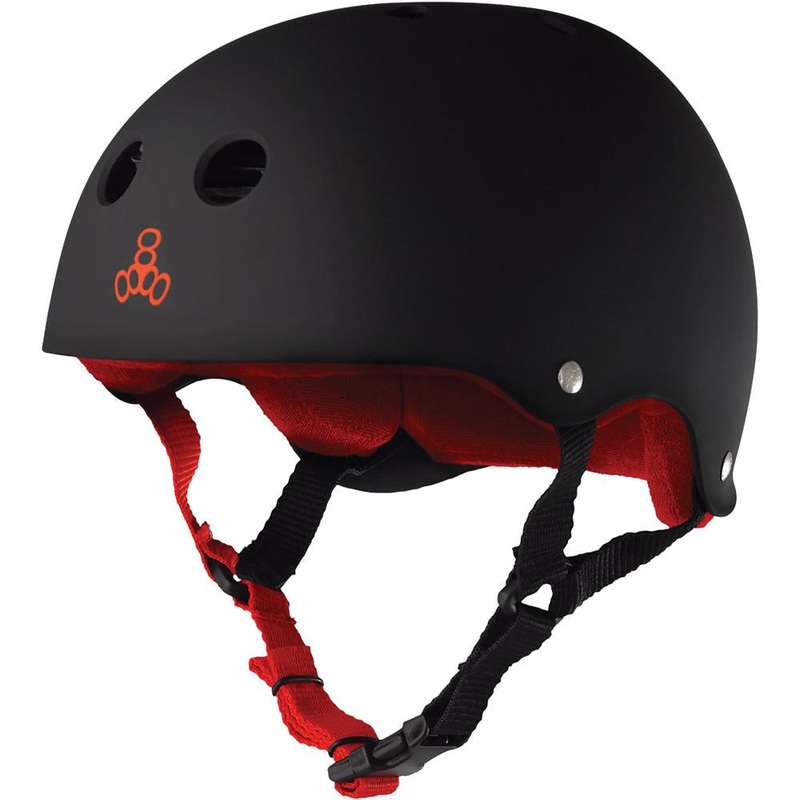 Triple Eight Sweatsaver Skateboard Helmet Small Neon Fuchsia Glossy