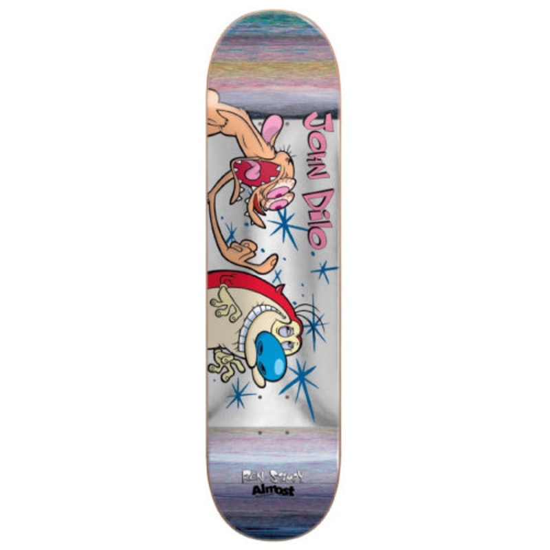 Almost X Ren & Stimpy John Dilo Fingered R7 Skateboard Deck 8.375″ 8.375″