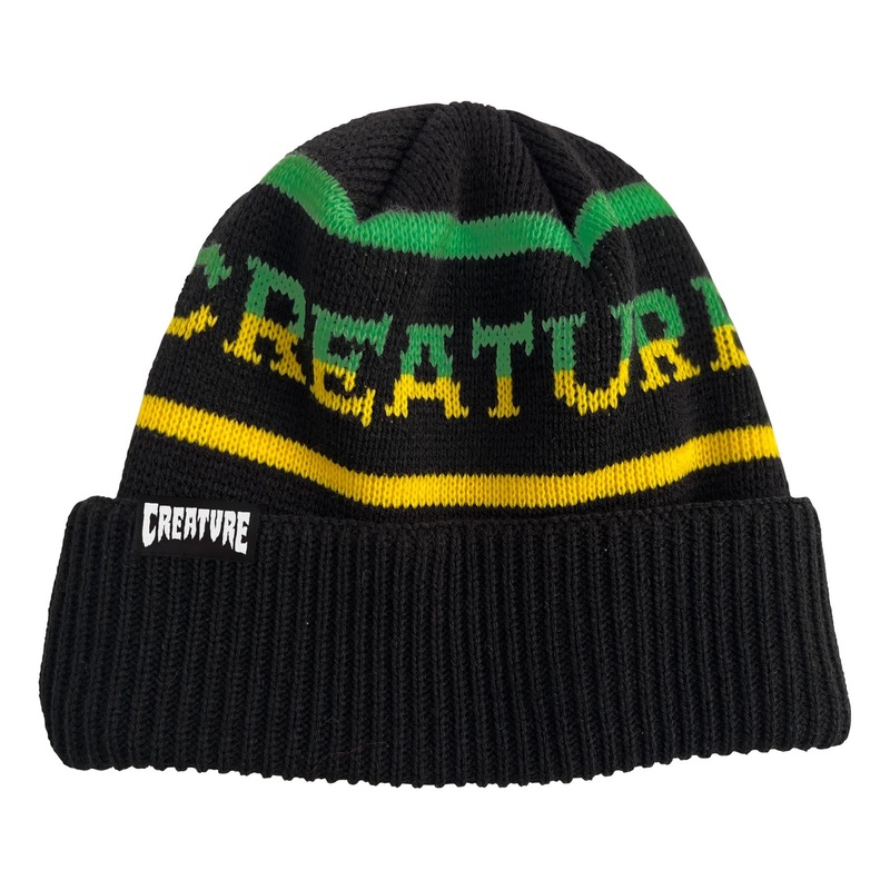 Creature Burnoutz Long Shoreman Beanie Black