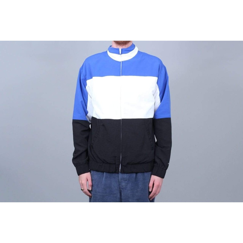 Grand Collection Nylon Jacket White / Blue Small