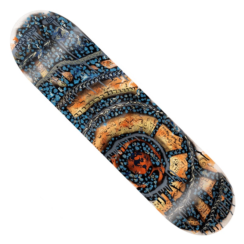 GX1000 Sean Greene Ice Walls Deck Multicolor 8.5 x 32.125 WB:14.25