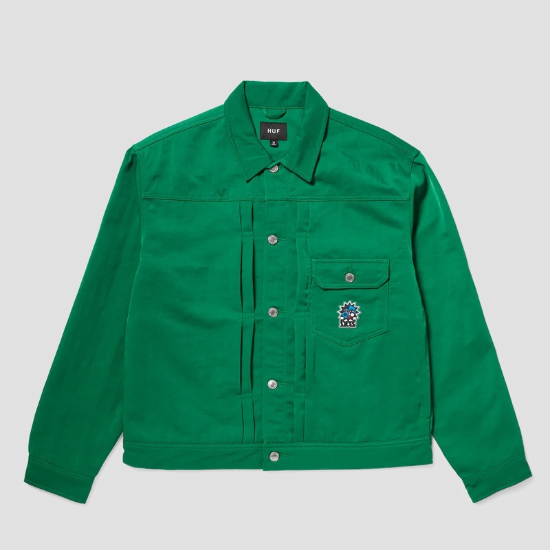 HUF Bennington Trucker Jacket Clover Small