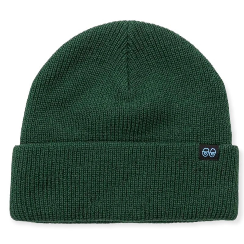 Krooked Clip Cuff Beanie Dark Green/Blue OS