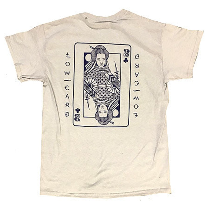 Lowcard Magazine Mudgett Card T Shirt Light Grey Extra Large