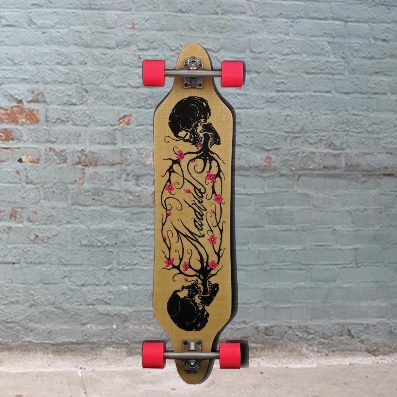 Madrid Twisted Tombstone 38″ Longboard with Fiberglass