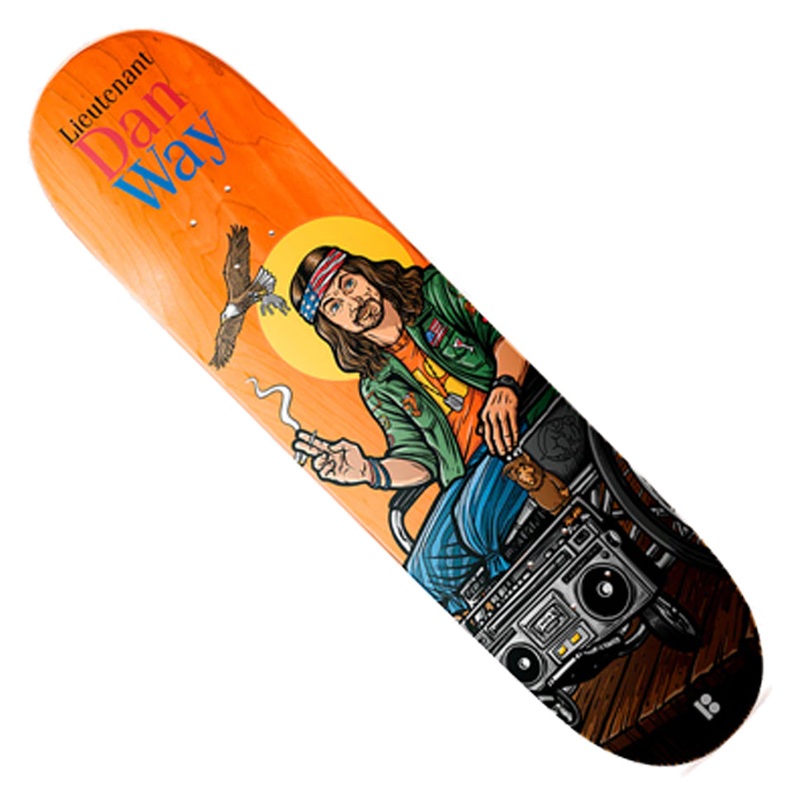 Plan B Danny Way Lieutenant Dan Deck Assorted Woodgrain 8.25 x 32.125 WB:14.2