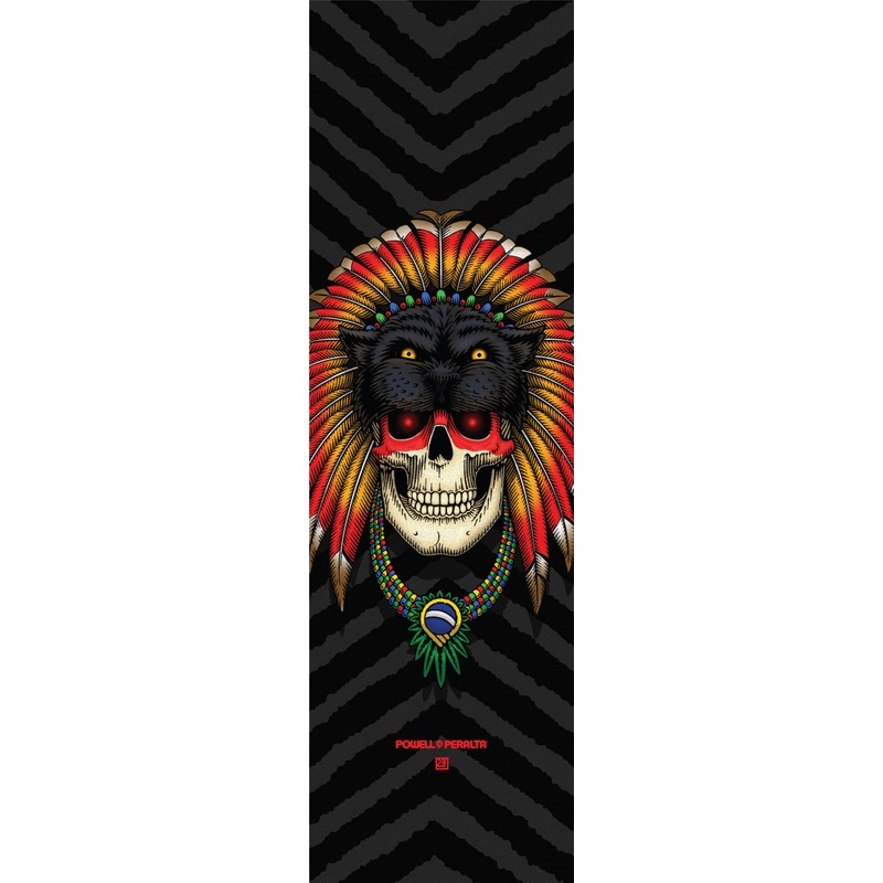 Powell Peralta Hoefler Skull Graphic Premium Skateboard Grip Tape 9 x 33